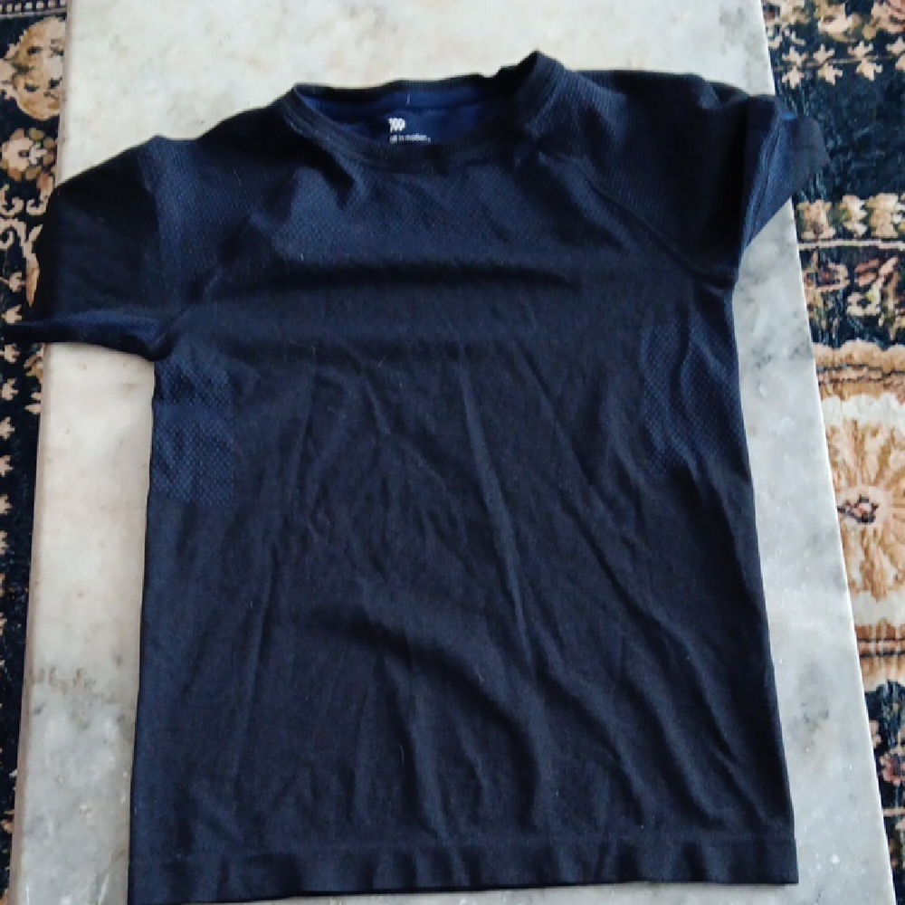 all in motion Black Short-Sleeve Kids Tee